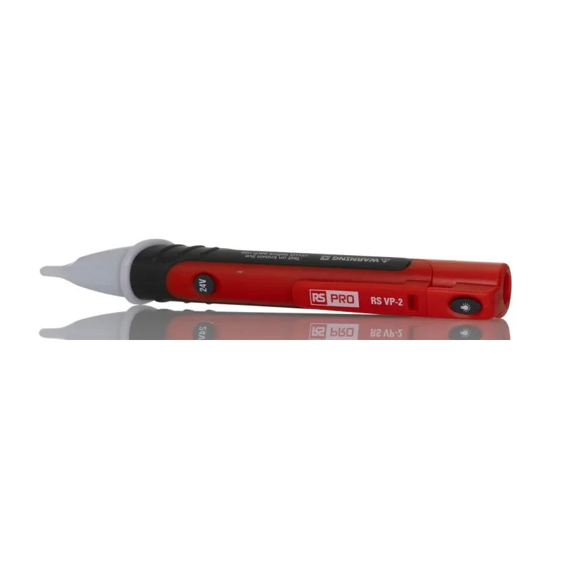 RS PRO Non-Contact Voltage Indicator 1000 V ac with LED Display, Audible Buzzer, Flashlight 161-1627