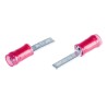 TE Connectivity PIDG Insulated Crimp Blade Terminal Red 12.4 mm Blade Length 22 AWG to 16 AWG 131331