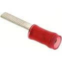 TE Connectivity PIDG Insulated Crimp Blade Terminal Red 12.4 mm Blade Length 22 AWG to 16 AWG 131331