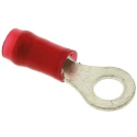 TE Connectivity PIDG Insulated Ring Terminal M4 Stud Size 22 AWG 16 AWG Wire Size Red 31890