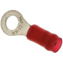 TE Connectivity PIDG Insulated Ring Terminal M4 Stud Size 22 AWG 16 AWG Wire Size Red 31890