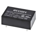 Recom DC/DC Converter, 12V DC Output, 250mA, 9V to 18V DC Input, 6W Power, Through Hole Mount, DIP-24 Package, 75°C Max REC6