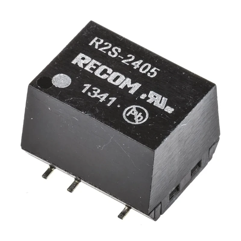 Recom DC/DC Converter 5V DC 400mA, 24V DC Input, 2W Power, Surface Mount, 8-Pin, Max Temp 100°C R2S-2405