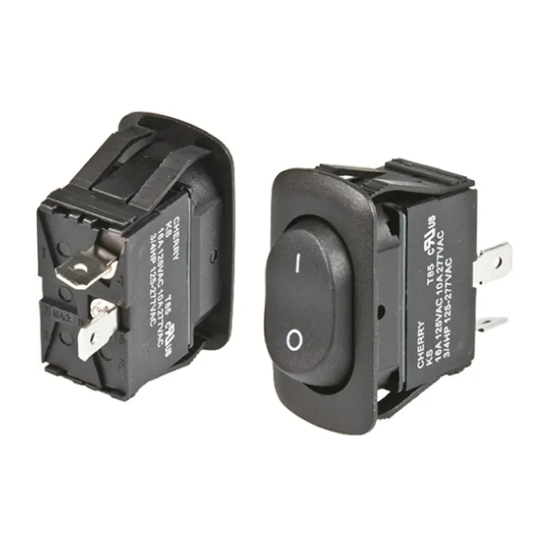 ZF SPST On-Off Rocker Switch Panel Black Polyamide 66 Housing IP56 KSF2ANB1BBD