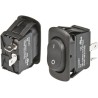 ZF SPST On-Off Rocker Switch Panel Black Polyamide 66 Housing IP56 KSF2ANB1BBD