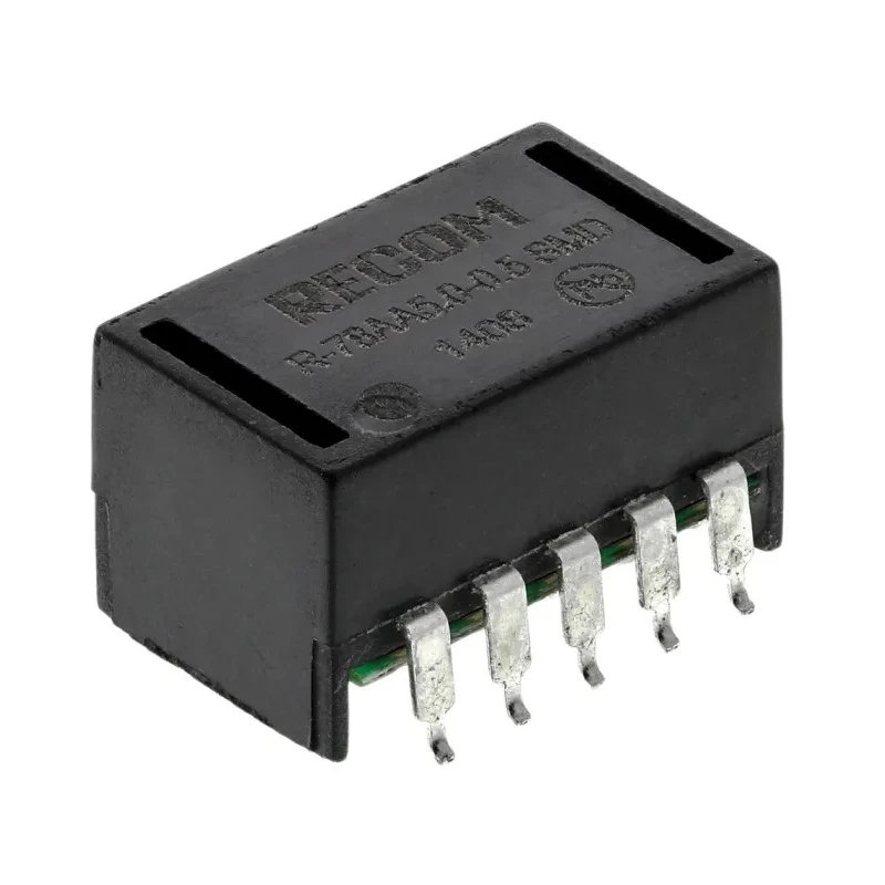 Recom Switching Regulator Surface Mount 5V DC Output Voltage 500mA Output Current 2.5W Power R-78AA5.0-0.5SMD
