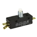 ZF Button Micro Switch, Tab Terminal, 15A, 250 V AC, SPDT E13-00J