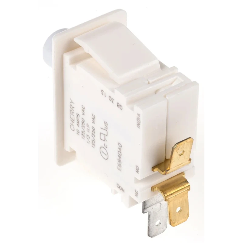 ZF Door Micro Switch Panel Mount SPDT Button 10A, -40°C to 85°C E69-40A