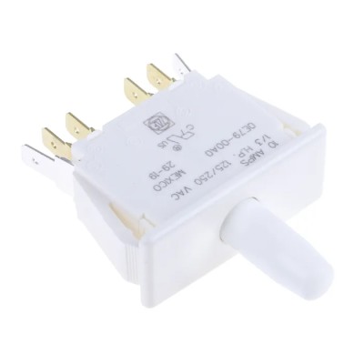 ZF Door Micro Switch DPDT Button 10A, Operating Temperature -40°C to 85°C E79-00A