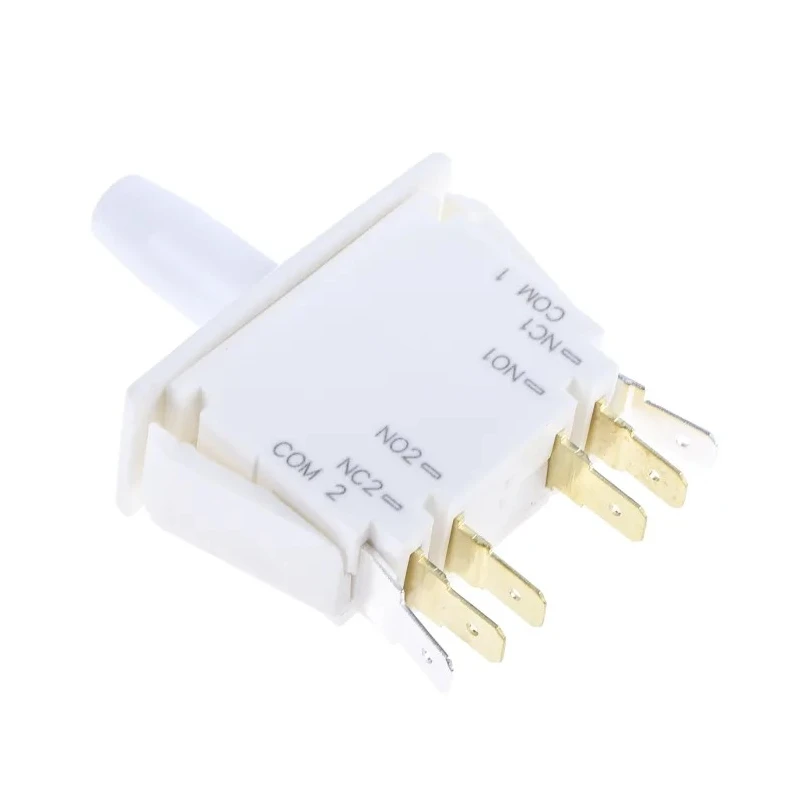 ZF Door Micro Switch DPDT Button 10 A, -40 °C to 85 °C E79-00A