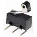 ZF Roller Lever Micro Switch, Left Angle PCB Terminal, SPDT, 3A, 125 V ac, IP40 DG13-B3RA
