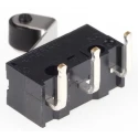 ZF Roller Lever Micro Switch, Left Angle PCB Terminal, SPDT, 3A, 125 V ac, IP40 DG13-B3RA