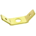 TE Connectivity FASTON .250 Yellow Uninsulated Male Spade Connector, Stud, 6.35 x 0.81 mm Tab Size 142241-1