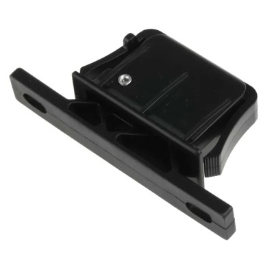 RS PRO Black ABS/Polycarbonate Snap-In Grabber Ball Catch, Length 38.2mm, Width 17mm, Model 161-1953