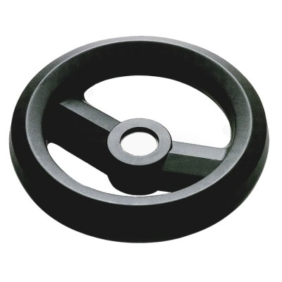 RS PRO Black Fibreglass Reinforced Technopolymer Spoked Hand Wheel, 80 mm Diameter, Phenoplast Material, Model 161-1970