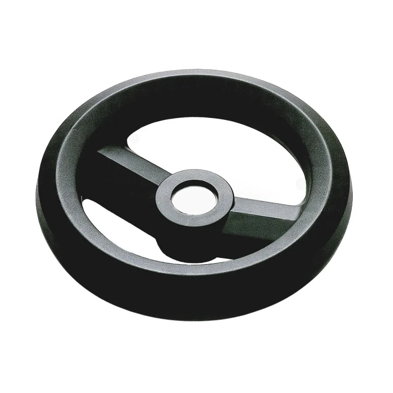 RS PRO Black Fibreglass Reinforced Technopolymer Spoked Hand Wheel, 80 mm Diameter, Phenoplast Material, Model 161-1970
