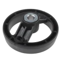 RS PRO Black Fibreglass Reinforced Technopolymer Spoked Hand Wheel 80 mm Diameter 161-1971