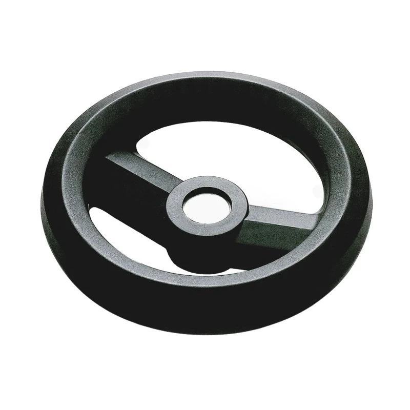 RS PRO Black Fibreglass Reinforced Technopolymer Spoked Hand Wheel 160 mm Diameter 161-1978