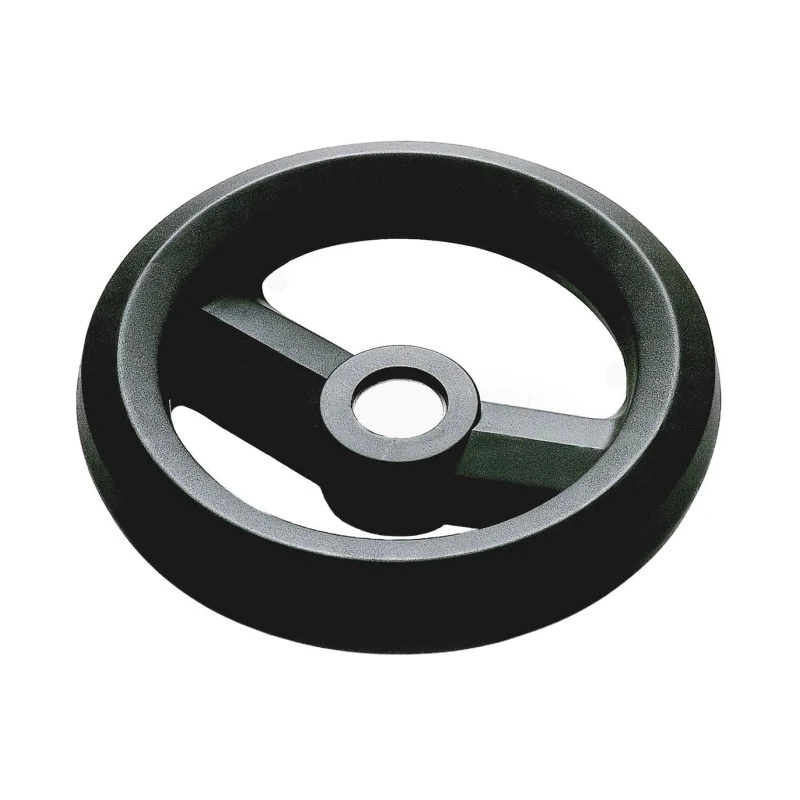 RS PRO Black Fibreglass Reinforced Technopolymer Hand Wheel 126 mm Diameter 161-1976