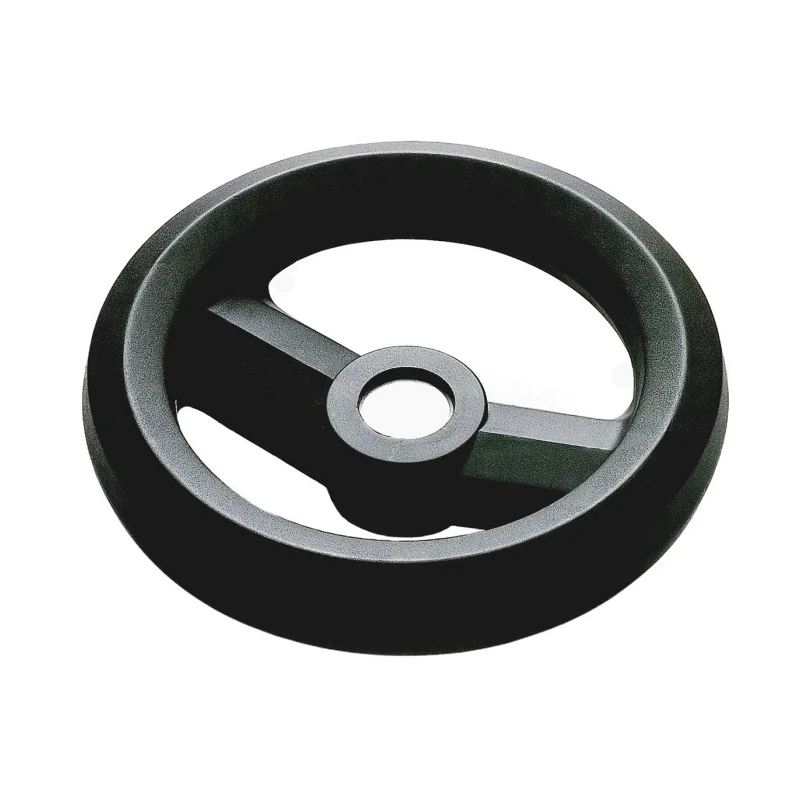 RS PRO Black Fibreglass Reinforced Technopolymer Spoked Hand Wheel 160 mm Diameter 161-1979
