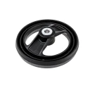 RS PRO Black Fibreglass Reinforced Technopolymer Spoked Hand Wheel 160 mm Diameter 161-1979