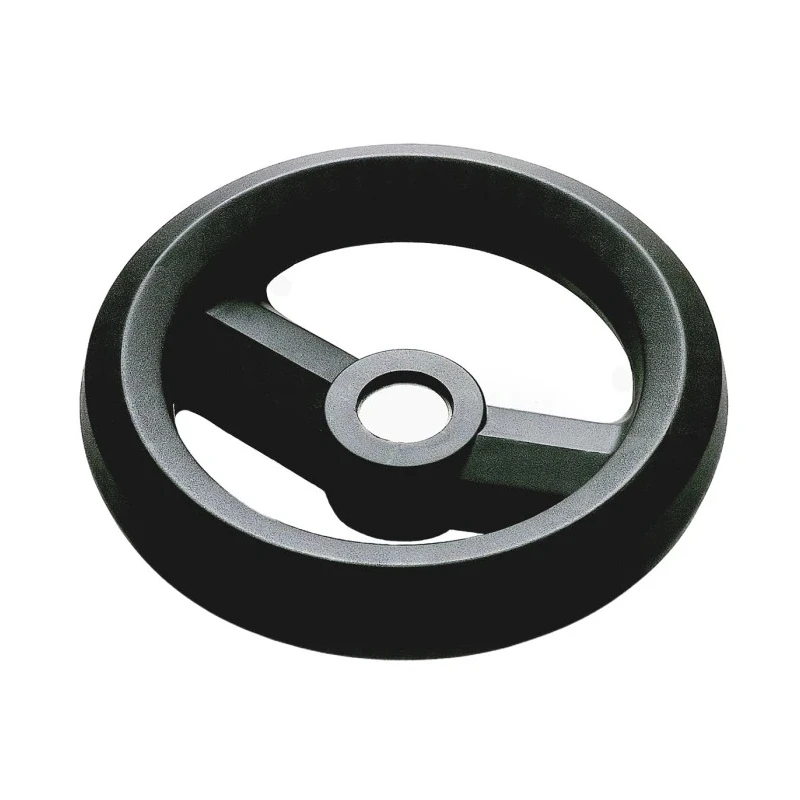 RS PRO Black Fibreglass Reinforced Technopolymer Spoked Hand Wheel 126 mm Diameter 161-1977