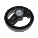RS PRO Black Fibreglass Reinforced Technopolymer Spoked Fold Down Handle Hand Wheel, 80 mm Diameter 161-2001