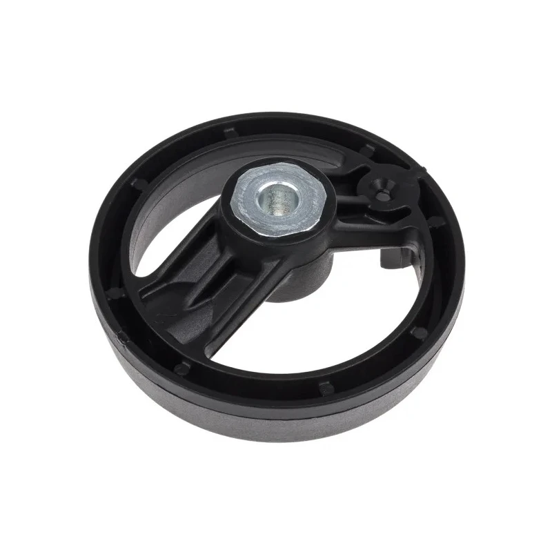 RS PRO Black Fibreglass Reinforced Technopolymer Spoked Fold Down Handle Hand Wheel, 80 mm Diameter 161-2001