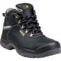 Delta Plus S3 Black Stainless Steel Toe Capped Men's Ankle Safety Boots EU Size 43, UK 9, US 10, EN ISO 20345:2011 SAULT2