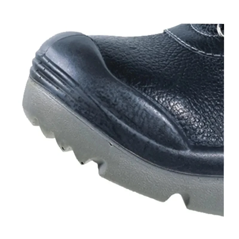 Delta Plus Men's Ankle Safety Boots Black Leather Stainless Steel Toe Cap EU 39 UK 6 Lace Up SAULT2