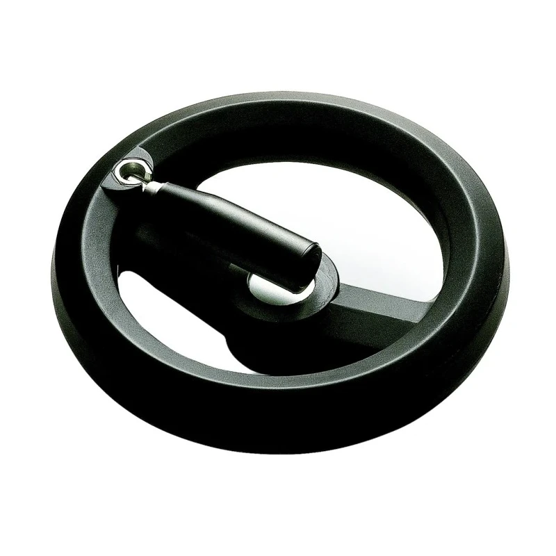 RS PRO Black Fibreglass Reinforced Technopolymer Hand Wheel 126 mm Diameter 161-2009