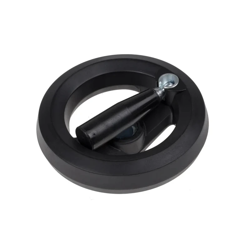 RS PRO Black Fibreglass Reinforced Technopolymer Hand Wheel 126 mm Diameter 161-2009