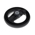 RS PRO Black Fibreglass Reinforced Technopolymer Spoked Fold Down Handle Hand Wheel 160 mm Diameter 161-2011