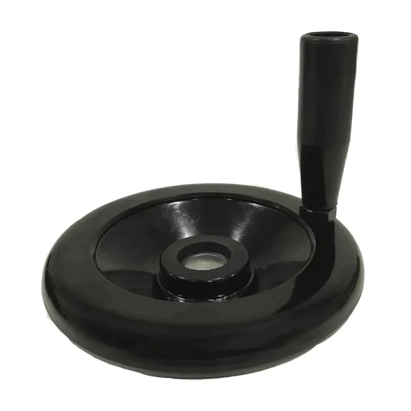 RS PRO Black Phenoplast Revolving Handle Hand Wheel 120 mm Diameter 161-2043