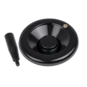 RS PRO Black Spoked Hand Wheel 120 mm Diameter with Steel Insert 161-2019