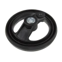 RS PRO Black Fibreglass Reinforced Technopolymer Hand Wheel, 160 mm Diameter 161-2013