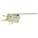 ZF Long Leaf Lever Micro Switch, Tab Terminal, 16A, 250V AC, SPDT, IP40 D453-V3LL