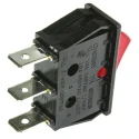 ZF Illuminated SPST On-Off On-Off Rocker Switch Panel Nylon Housing 16A 30.48x11mm TRG22F2BBREN