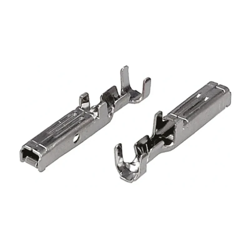 TE Connectivity Dynamic 3000 Series Female Crimp Terminal, 28 AWG Min, 24 AWG Max, Gold Plated Copper Alloy 17.1mm 175216-2