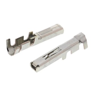 TE Connectivity Dynamic 3000 Series Female Crimp Terminal, 16 AWG Min Crimp, 14 AWG Max, Gold Plated, 15A Current 353717-2