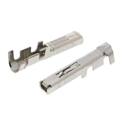 TE Connectivity Dynamic 3000 Series Female Crimp Terminal, 16 AWG Min Crimp, 14 AWG Max, Gold Plated, 15A Current 353717-2