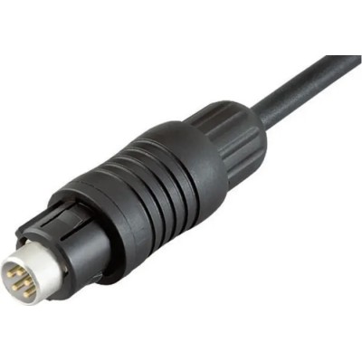 binder Circular Connector 4 Contacts Cable Mount Micro Connector Plug Male IP67 420 Series 99-4909-00-04
