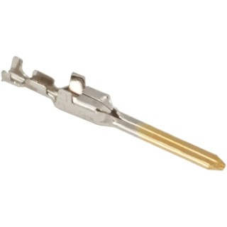 TE Connectivity Dynamic 3000 Series Male Crimp Terminal 16 AWG Min, 14 AWG Max, 15A, Gold Plated 917512-2