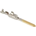 TE Connectivity Dynamic 3000 Series Male Crimp Terminal, 16 AWG Min Crimp, 14 AWG Max, 15A Current, Gold Plated 917512-2