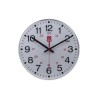 RS PRO White Analogue Wall Clock 300mm Diameter Plastic Case Shatterproof Lens Model 706-4786