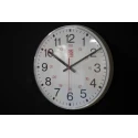 RS PRO White Analogue Wall Clock 300mm Diameter Plastic Case Shatterproof Lens Model 706-4786
