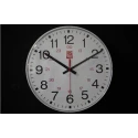 RS PRO White Analogue Wall Clock 300mm Diameter Plastic Case Shatterproof Lens Model 706-4786