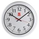 RS PRO White Analogue Wall Clock 300 mm Diameter, Plastic Case, Quartz Movement 706-4773