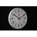 RS PRO White Analogue Wall Clock 300mm Diameter Plastic Case Shatterproof Lens Model 706-4786