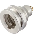 binder Circular Connector, 5 Contacts, Panel Mount, Subminiature Connector, Socket, Female, IP67, 430 Series 09-4916-00-05
